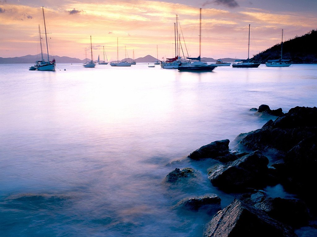 Quiet Harbor, St. John's Island, Caribbean